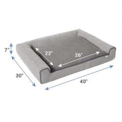 Frisco Herringbone Modern Couch Dog & Cat Bed -Frisco 299448 PT1. AC SS1800 V1637165103