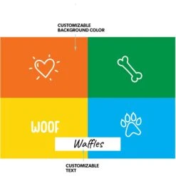 Frisco Woof Personalized Dog & Cat Placemat -Frisco 299560 PT1. AC SS1800 V1636047781