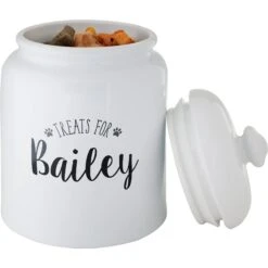 Frisco Ceramic "Treats For" Personalized Treat Jar, 13 Cup, 104oz 12 Frisco Ceramic "Treats For" Personalized Treat Jar, 13 Cup, 104oz -Frisco 301185 PT4. AC SS1800 V1630732926