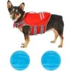 Frisco Neoprene Dog Life Jacket & Frisco Foam Rubber Floating Fetch Ball No Squeak Dog Toy -Frisco 303480 MAIN. AC SS1800 V1623063770