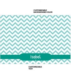 Frisco Personalized Chevron Dog & Cat Placemat -Frisco 306754 PT1. AC SS1800 V1636047795