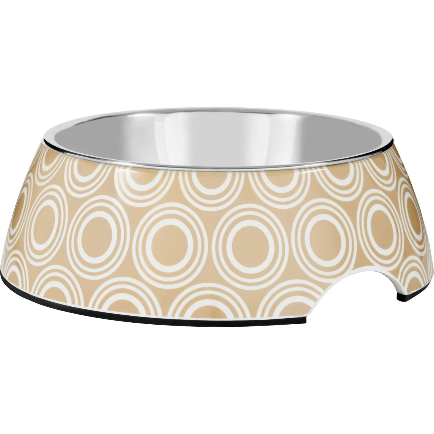 Frisco Circle Design Stainless Steel Dog & Cat Bowl 3 Frisco Circle Design Stainless Steel Dog & Cat Bowl