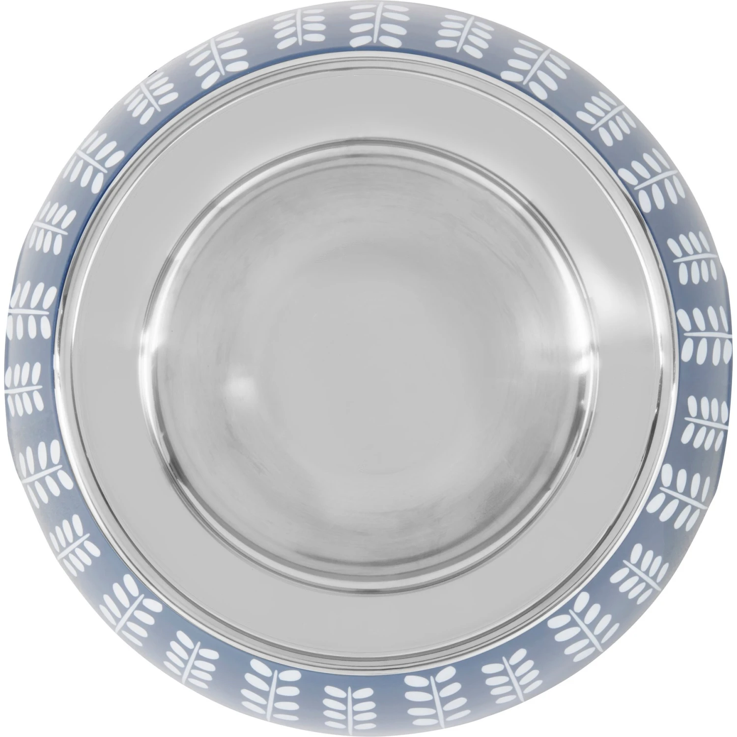 Frisco Leaf Design Stainless Steel Dog & Cat Bowl 7 Frisco Leaf Design Stainless Steel Dog & Cat Bowl - Image 5