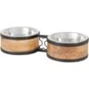 Frisco Premium Elevated Bone Design Stainless Steel Double Diner Dog & Cat Bowl -Frisco 331499 MAIN. AC SS1800 V1657656892