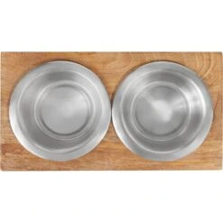 Frisco Premium Stainless Steel Double Diner Dog & Cat Bowl, Black 13 Frisco Premium Stainless Steel Double Diner Dog & Cat Bowl, Black -Frisco 331532 PT4. AC SS1800 V1657656874