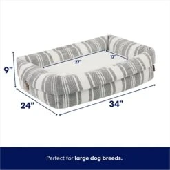 Frisco Farmhouse Deep Cuffed Cuddler Dog Bed -Frisco 333885 PT1. AC SS1800 V1667838340