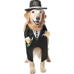 Frisco Front Walking New Years Tuxedo Dog & Cat Costume -Frisco 358028 PT3. AC SS1800 V1660765610