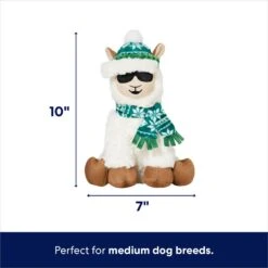 Frisco Holiday Fa La La Llama Plush Squeaky Dog Toy -Frisco 360924 PT1. AC SS1800 V1695046159