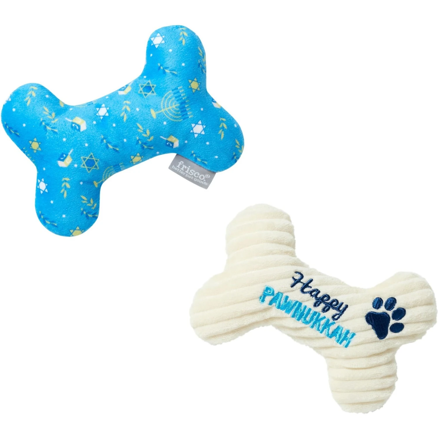 Frisco Hanukkah "Happy Pawnukkah" Bone Plush Squeaky Dog Toy 3 Frisco Hanukkah "Happy Pawnukkah" Bone Plush Squeaky Dog Toy