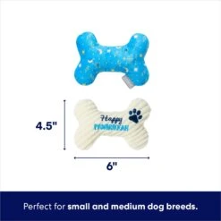 Frisco Hanukkah "Happy Pawnukkah" Bone Plush Squeaky Dog Toy 8 Frisco Hanukkah "Happy Pawnukkah" Bone Plush Squeaky Dog Toy -Frisco 360981 PT1. AC SS1800 V1695045301