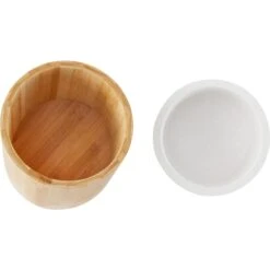 Frisco Elevated Slanted Bamboo Melamine Non-Skid Dog Bowl With Bamboo Stand -Frisco 363387 PT4. AC SS1800 V1657657267