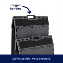 Frisco Foldable Cat & Dog Plastic Stairs, Grey -Frisco 540726 PT2. AC SS1800 V1677161122