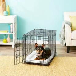 Frisco Fold & Carry Single Door Collapsible Wire Dog Crate + 4 Items 12 Frisco Fold & Carry Single Door Collapsible Wire Dog Crate + 4 Items -Frisco 623718 PT1. AC SS1800 V1662738090
