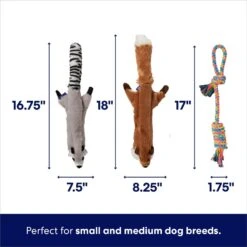 Frisco Forest Friends Plush, Rope & TPR Variety Pack Dog Toy 8 Frisco Forest Friends Plush, Rope & TPR Variety Pack Dog Toy -Frisco 843534 PT1. AC SS1800 V1693411076