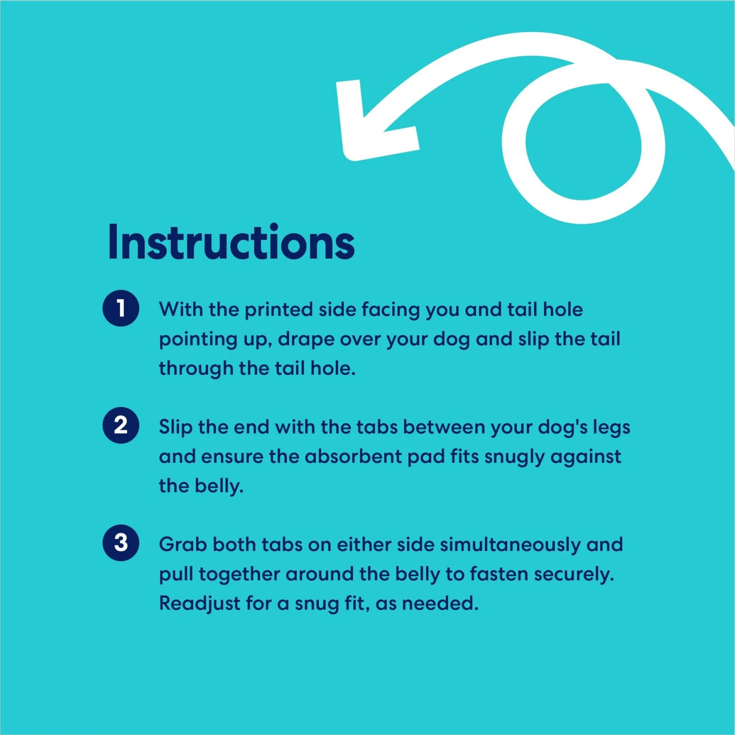 Frisco Washable Female Dog Diaper 7 Frisco Washable Female Dog Diaper - Image 5