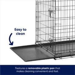 Frisco Fold & Carry Double Door Collapsible Wire Dog Crate -Frisco 88789 PT3. AC SS1800 V1667228692