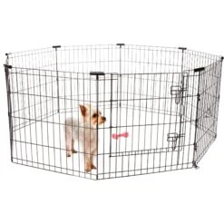 Frisco Wire Dog & Small Pet Exercise Pen With Step-Through Door -Frisco 97484 PT7. AC SS1800 V1657661187
