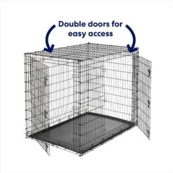 Frisco XX-Large Heavy Duty Double Door Wire Dog Crate, 54 Inch 12 Frisco XX-Large Heavy Duty Double Door Wire Dog Crate, 54 Inch -Frisco 97489 PT3. AC SS1800 V1667228484