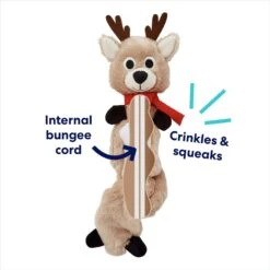 Frisco Holiday Reindeer Bungee Plush Squeaky Dog Toy & Frisco Holiday Snowman Bungee Plush Squeaky Dog Toy -Frisco 986126 PT3. AC SS1800 V1698346244